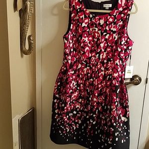 NWT Calvin Klein fit and flare dress